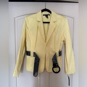 Scott Taylor lined and belted jacket